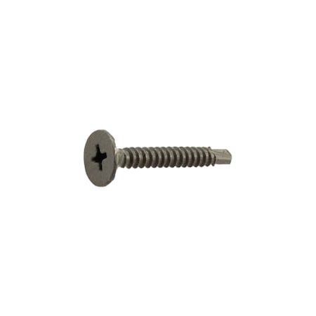 Grip-Rite Pro-Twist Concrete Screw, #8 Dia., Wafer, 1-1/4 in L 114SDCB1